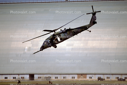 Sikorsky SH-60 Blackhawk, USAF, airborne, flight, flying, Moffett Field
