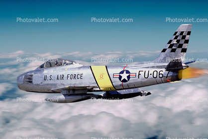 FU-067, F-86 Sabre, Jet Fighter, USAF