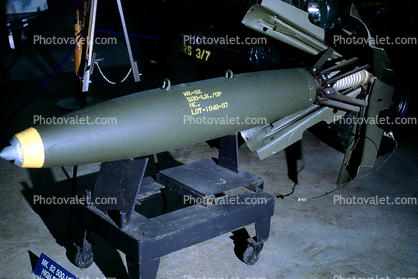 MK. 82 500 lb G.P. bomb with high drag snake eye fins