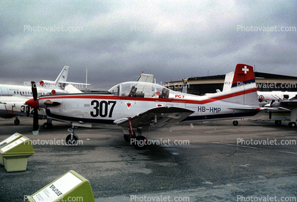 HB-HMP, 307, Pilatus PC-7, PC7, Swiss Air Force