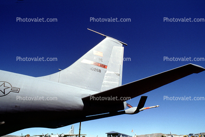 AFRC, 10268, Boeing KC-135 Stratotanker tailplane, Aerial Tanker, Refueling Probe, USAF