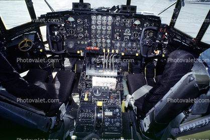 Cockpit, AC-130H Spectre, Spooky, Gunship, Nellis Air Force Base, 6573, 69-6573, "Heavy Metal", Attack Aircraft