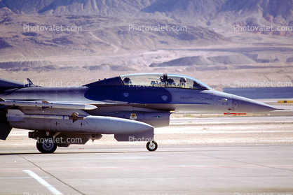 91470, Lockheed F-16B Falcon, Nellis Air Force Base, USAF