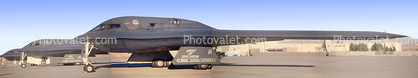 88-0331, Spirit of South Carolina, B-2 Stealth Bomber, Nellis Air Force Base, Panorama
