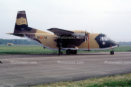 T12B-46, 74-76, CASA C-212-100 Aviocar, Fuerza Aerea Espanola, Spanish Air Force