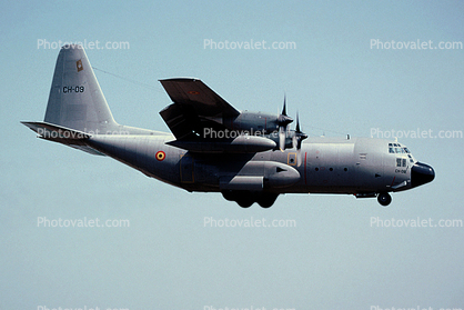 CH-09, Lockheed C-130H Hercules, Belgian Air Force, flight, flying, airborne