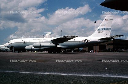 OC-135B, 12674, Open Skies, 61-2674, arms treaty verification duties, 24th RS, 55th Wing