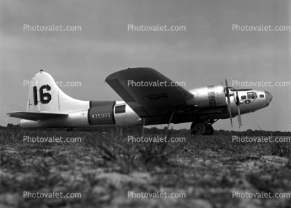N3509G, B-17 Flyingfortress, 1950s