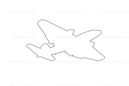 English Electric A-1 Canberra outline, line drawing, RAF