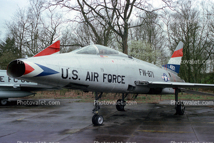 FW-871, 41871, North American F-100D Super Saber, USAF