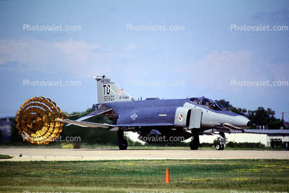 Parachute Brake, USAF, McDonnell Douglas F-4 Phantom