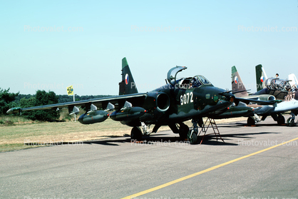 8072, Sukhoi Su-25, Sturmovik, Frogfoot, Czech Air Force, Czechoslovakia