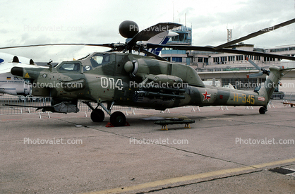 H-345, 014, Mil Mi-28, Havoc, Attack Helicopter, Russian