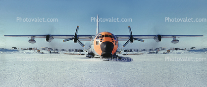 104990, 490, Arctic Patrol, Ice Island, Lockheed C-130A Hercules, ski gear, snow, cold, skibird