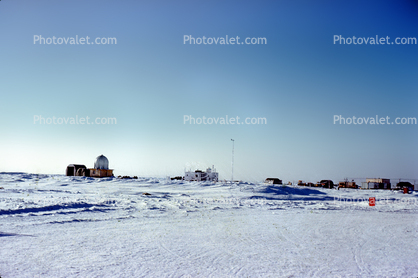 Arctic Patrol, Ice Island, Station, DEW Line, Distant Early Warning Line, Snow, Cold, Ice, Frozen, Icy, Winter, retro