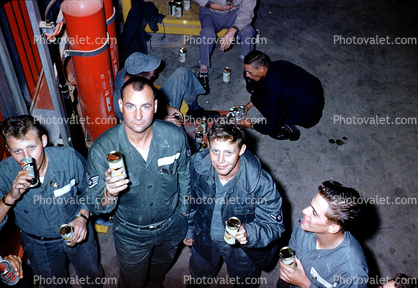 Air Force Buddies, Beer Party, Sewart Air Force Base