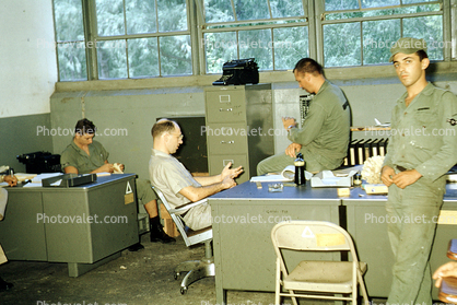 Office, Administration, Midway Island NAS, 1950s