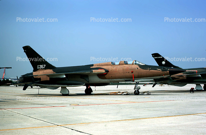 63-357, Republic F-105F Thunderchief, District of Columbia ANG, Andrews AFB, 1971, 1970s