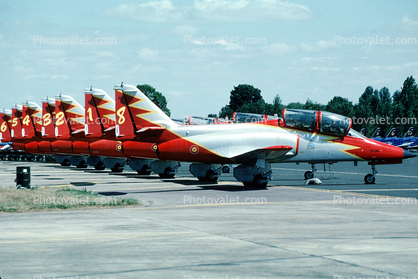 Patrulla Aguila, CASA C-101 Aviojet E, Spanish Air Force, aerobatic display team, Spain