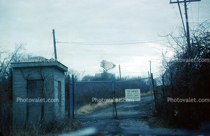 Radar Station, gate, road, fence