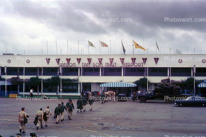 Airport, Saigon, Vietnam, 1960s, Vietnam Nam War