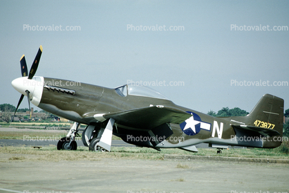 473877, P-51D, drab green