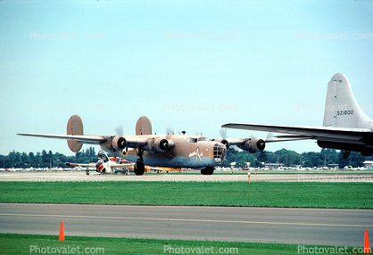 B-24 ready for take-off