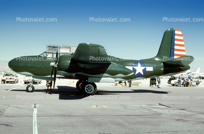 Douglas A-20 Havoc, Twin Engine light attack bomber, intruder, night fighter aircraft, DB-7, World War II, WW2, WWII