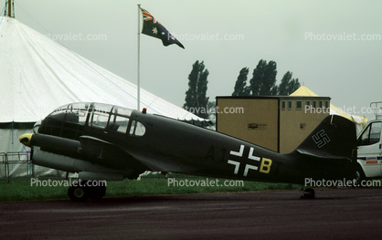 Luftwaffe, Twin Engine Prop plane, German Air Force