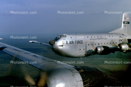 3005, C-124 in flight, flying, airborne, MATS