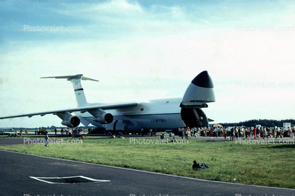 C-5A, nose up, airshow