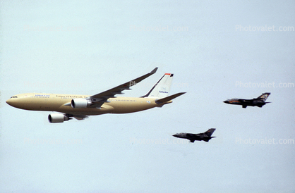 Panavia Tornadoes and an aerial tanker