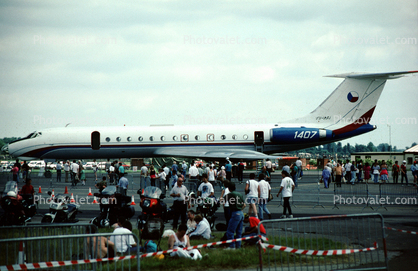1407, Tupolev, Tu-134A, airshow, Czechoslovakia Air Force
