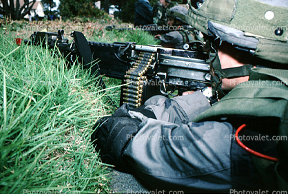 Machine Gun, weapon, bullets, Operation Kernel Blitz, Monterey , urban warfare training