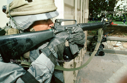 Monterey, Operation Kernel Blitz, M16 Rifle, urban warfare training