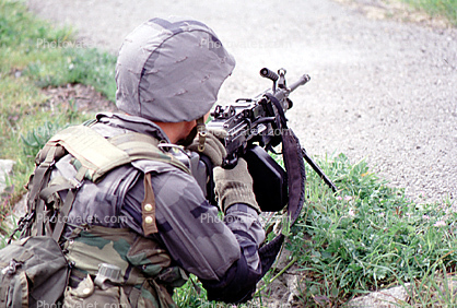 Machine Gun, weapon, bullets, Operation Kernel Blitz, Monterey, urban warfare training