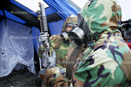 camouflage, gas mask, chemical warfare, biological, man, soldier, Operation Kernel Blitz, Monterey, urban warfare training