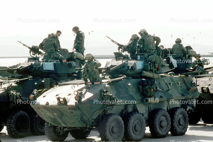 LAV-25, Wheeled Tanks, canon, Light Armored Vehicle, eight-wheeled amphibious reconnaissance vehicle, Operation Kernel Blitz, urban warfare training, Troops