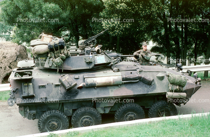 Wheeled Tank, canon, vehicle, Operation Kernel Blitz, urban warfare training