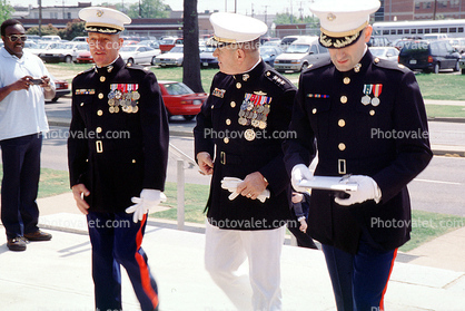 Staff Marine Corps officers, Quantico, Virginia, Uniform Blues