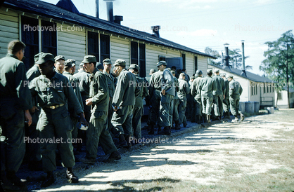 Korean War Soldiers, Barracks, Building