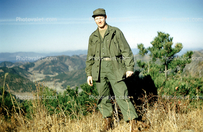 Man, uniform, hat, Korean War