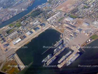 Alameda NAS, Naval Air Station, Docks, CV-12, USN, Alameda Naval Air Station