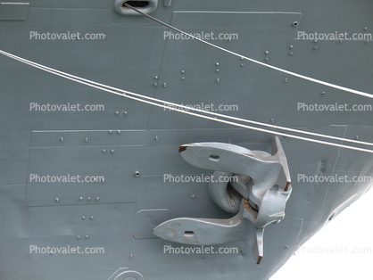 Anchor, USS Midway CV-41, United States Navy, USN, Harbor