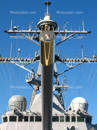 Five Inch Gun Muzzle, USS Higgins (DDG-76), guided missile destroyer, USN