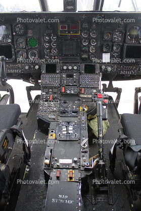 CH-46E Sea Knight Cockpit, United States Navy, USN