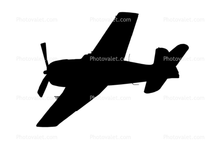 F6F-5 Hellcat silhouette, shape