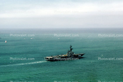 USS Coral Sea, CV-43, USN, United States Navy, Midway-class aircraft carrier, 12 August 1982