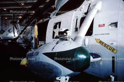 USS Constellation, CV-64, Sikorsky SH-3 Sea King, 22 August 1982
