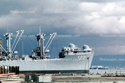 E22, Naval Supply Ship 22, Transport, Cargo, Ship, vessel, hull, warship, 22 August 1982